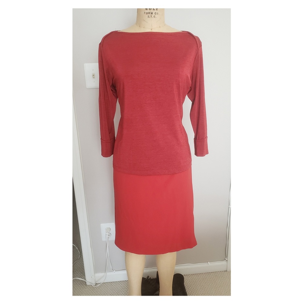 GIANNI PAPRIKA SKIRT SET SZ 16 & LARGE TOP NWOT